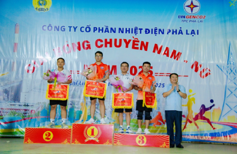 Công ty Cổ phần Nhiệt điện Phả Lại  tổ chức Giải bóng chuyền Nam, Nữ năm 2025