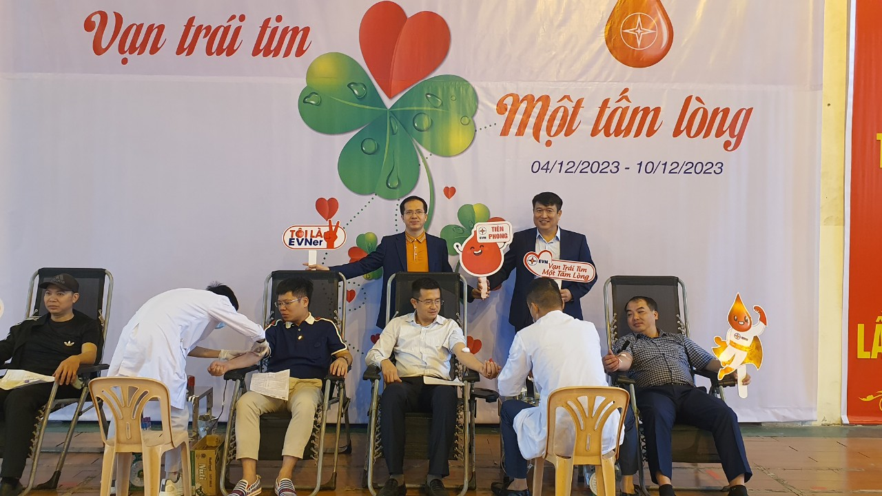 Nhiệt điện Phả Lại hưởng ứng tuần lễ hồng EVN lần thứ IX năm 2023