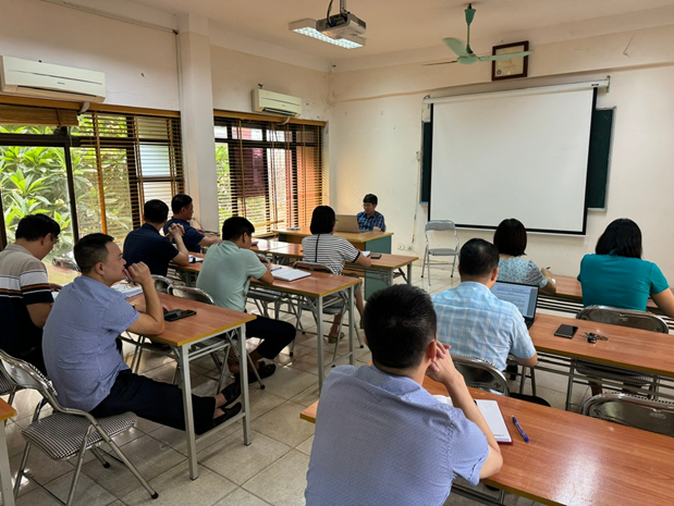 Hình ảnh lớp Đấu thầu, quản lý hợp đồng, dự toán, ngày thứ bẩy 01/6/2024 do ông Nguyễn Đăng Khương – TP. Kế hoạch – Vật tư hướng dẫn